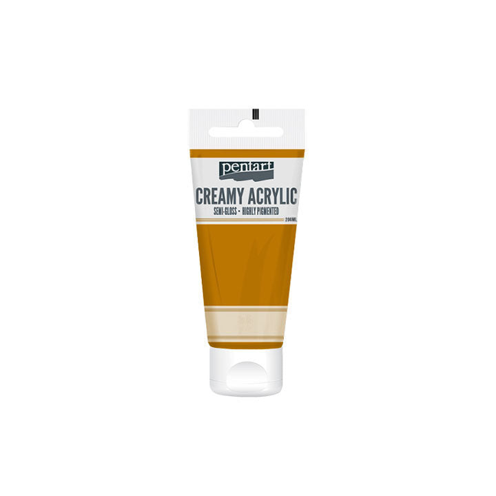 Kremasta polusjajna akrilna boja Pentart 200 ml - izaberi nijansu — slika 7