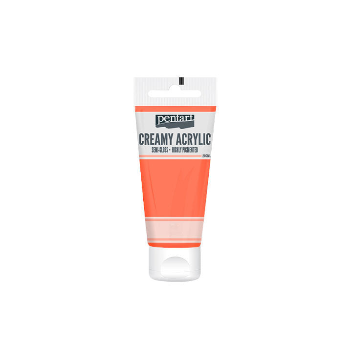 Kremasta polusjajna akrilna boja Pentart 200 ml - izaberi nijansu — slika 18