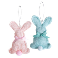 Krzneni zečić 9 cm - set od 2 kom - izaberi boju — slika 1