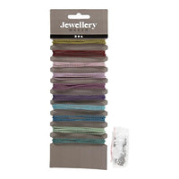 Set raznobojnih kugličnih lančića dimenzija 10x80 cm, idealno za umjetničke radove.