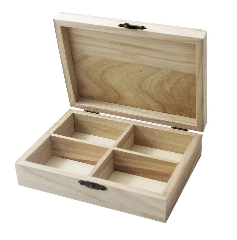 Kutija sa 4 pregrade 14 x 10 x 3,5 cm – puni gornji dio