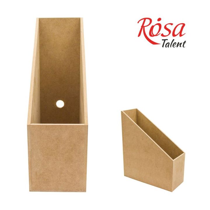 ROSA TALENT kutija za časopise od MDF-a dimenzija 26x11x31 cm za odlaganje i dekoraciju umjetničkog pribora.