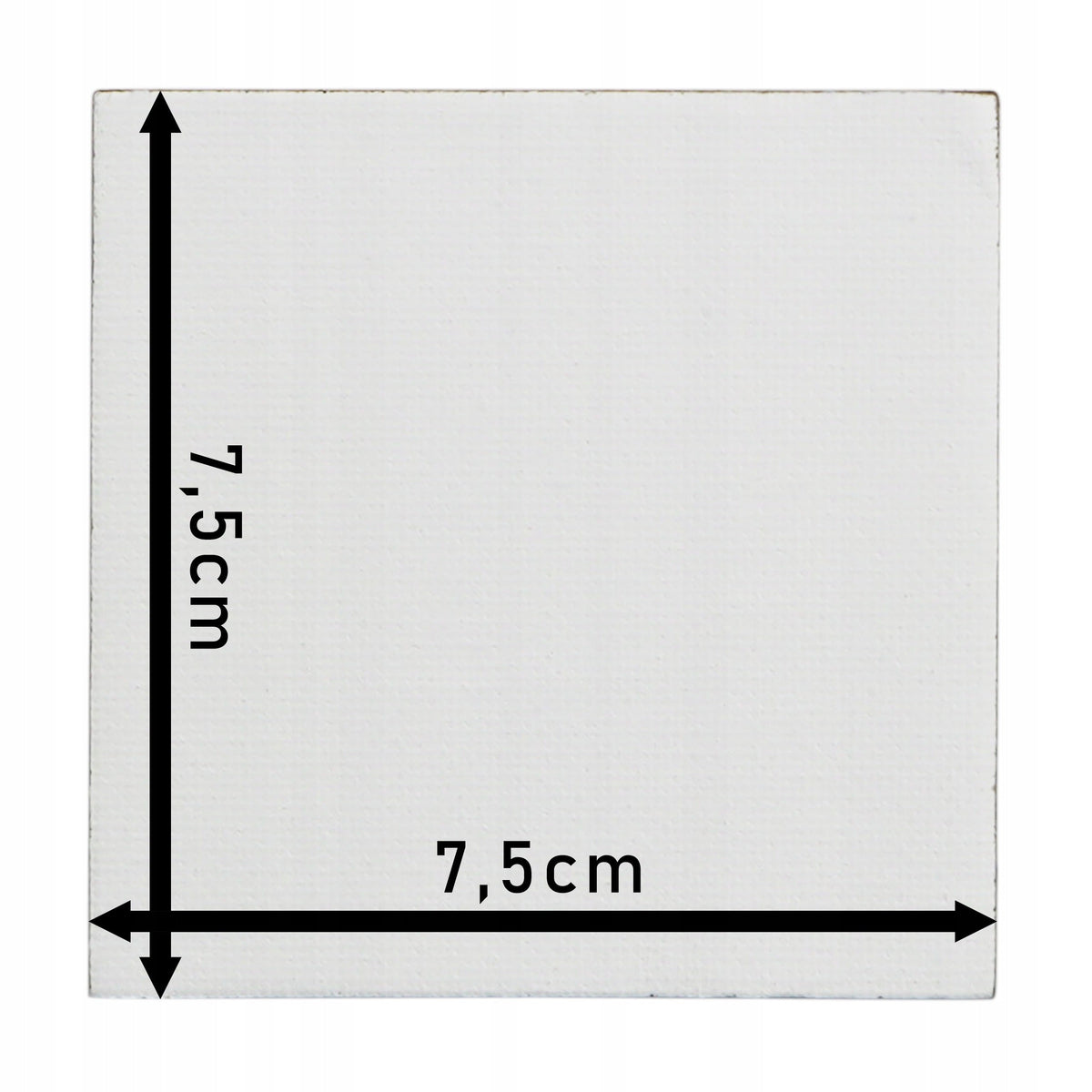 Kvadratno platno na lepenki s magnetom Phoenix 7,5 x 7,5 cm, 4 kom.