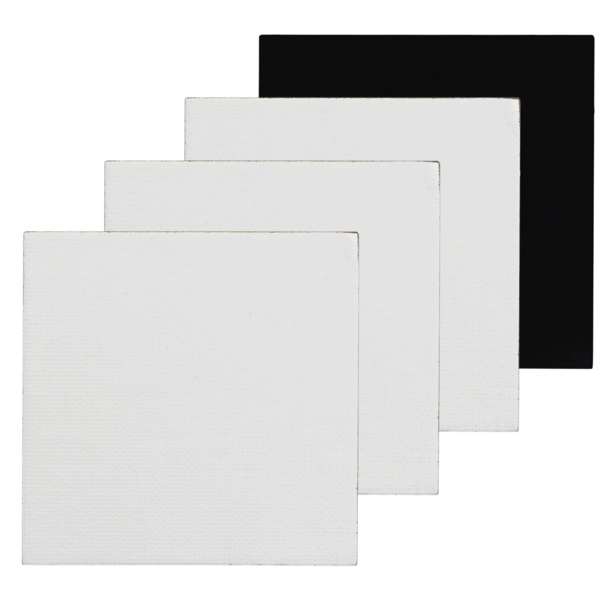 Kvadratno platno na lepenki s magnetom Phoenix 7,5 x 7,5 cm, 4 kom.