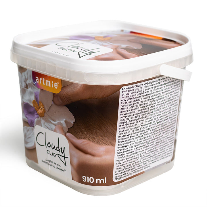 Kreativni radovi napravljeni od lagane mase za modeliranje ARTMIE Cloudy Clay.