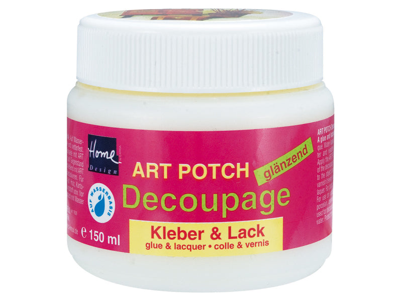 Lak i ljepilo za decoupage 150 / 250 ml ART POTCH Decoupage - sjajni