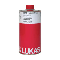 Laneno ulje sa sikativom LUKAS za uljane boje 1000 ml