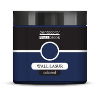 Lazura u boji za zid Wall Decor 500 ml – Čelično plava
