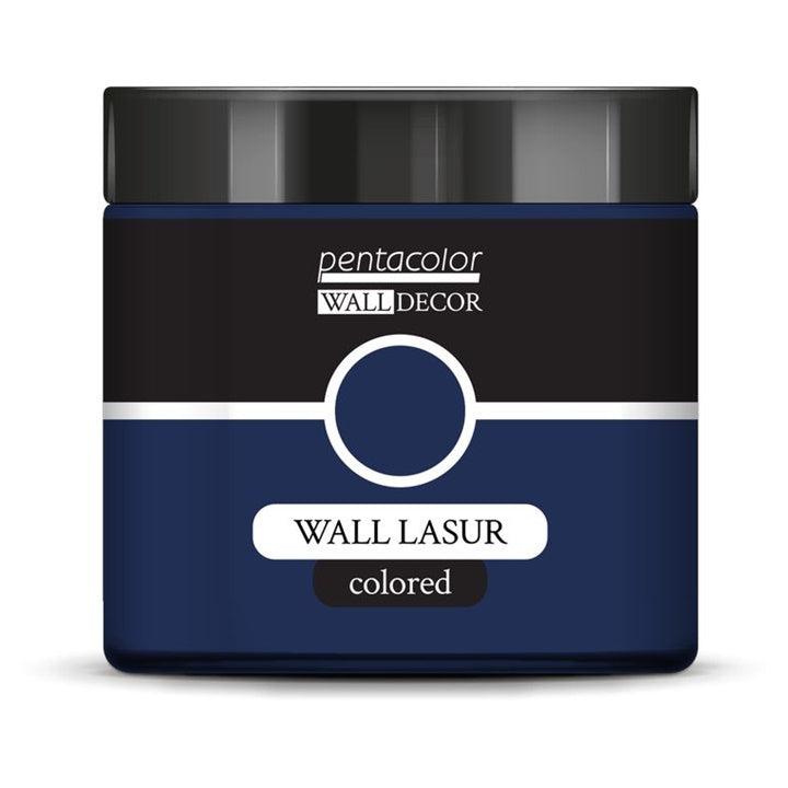 Lazura u boji za zid Wall Decor 500 ml – Čelično plava