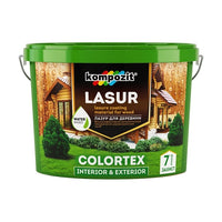 Lazura za drvo KOMPOZIT COLORTEX 10 l - razne nijanse — slika 1