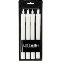 LED visoke svijeće 24.5 cm - set od 4 kom — slika 1