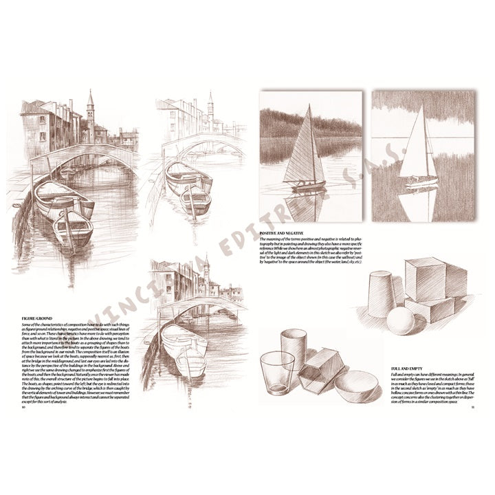 Detaljan prikaz tehnika crtanja olovkom iz Leonardo Collection 01.
