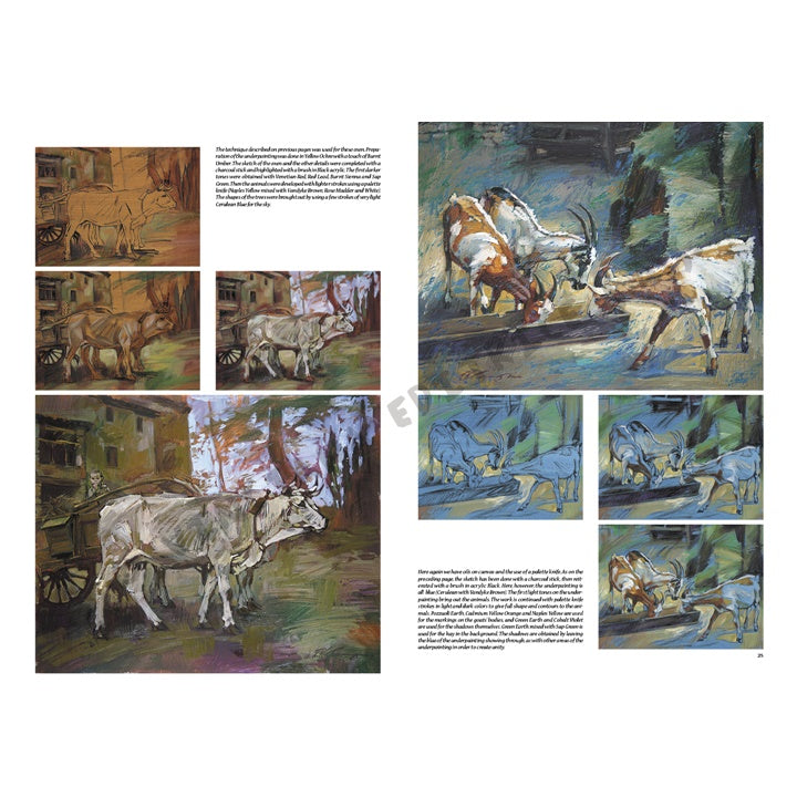 Kistovi Leonardo Collection 13 Životinje pored platna sa motivom životinje.