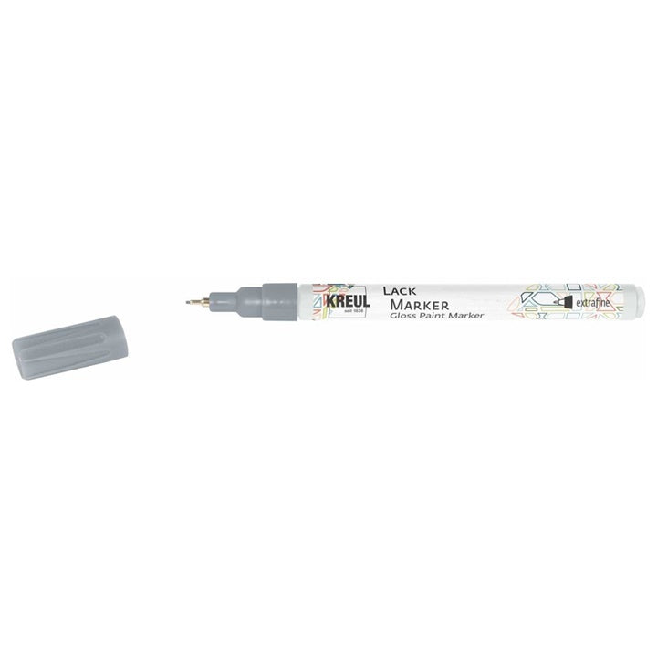 Sjajni lak marker Kreul extrafine – srebrna