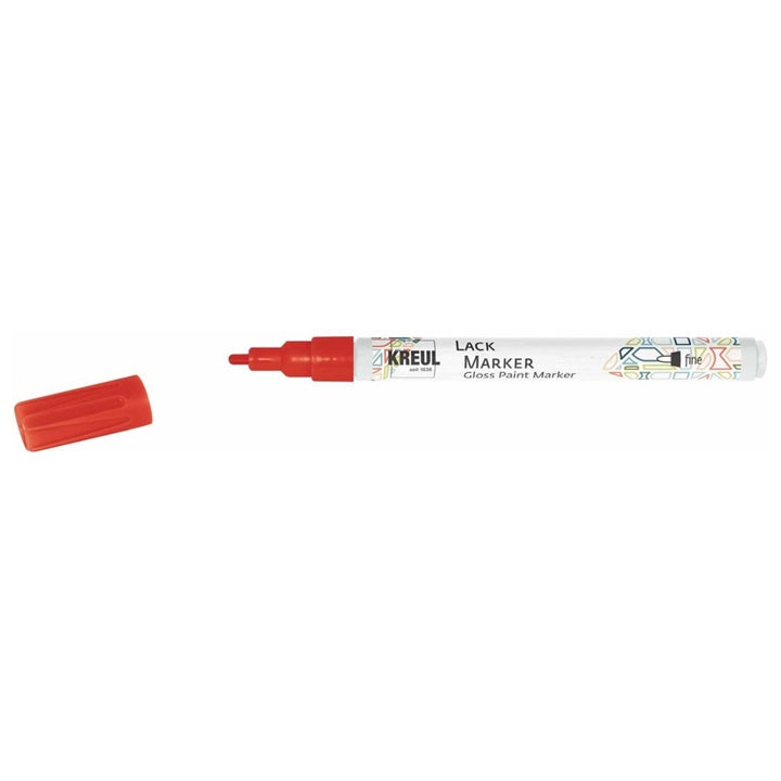 Sjajni lak marker Kreul fine – crvena