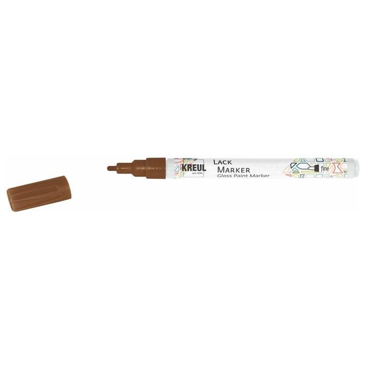 Sjajni lak marker Kreul fine – bakrena