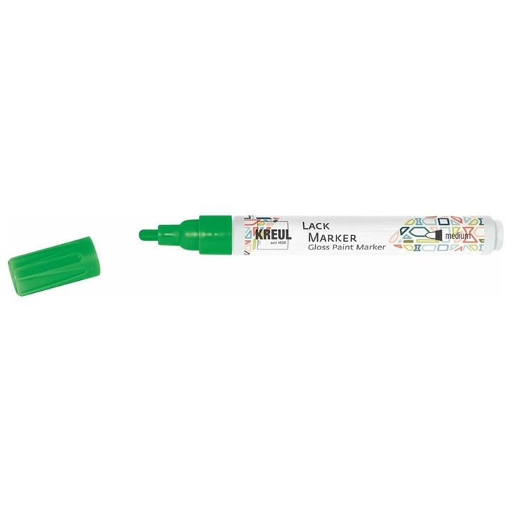Sjajni lak marker Kreul medium – zelena