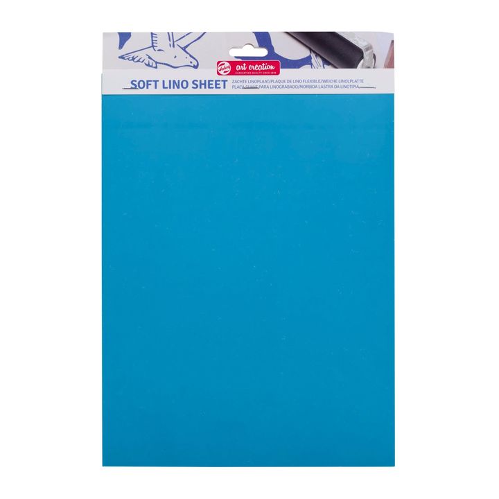 Linoleum blue soft 23 x 30 cm — slika 1