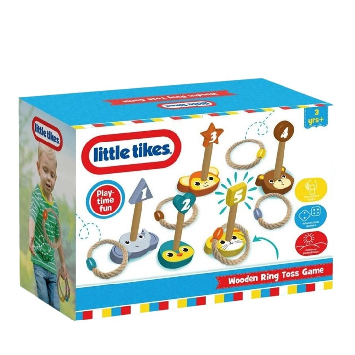 LITTLE TIKES drvena igra bacanja prstenova — slika 1