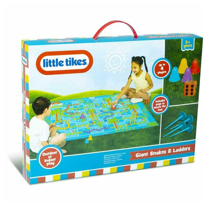 Little Tikes igra Zmije i ljestve, društvena igra za djecu sa šarenom pločom i figuricama.