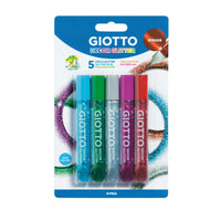 Ljepilo sa šljokicama GIOTTO Glitter Glue boje dragog kamenja 5 x 10 g