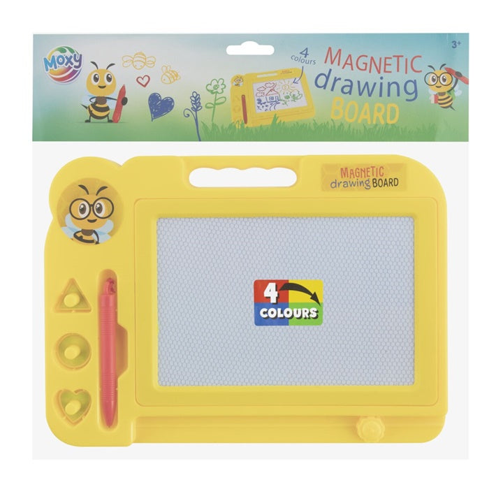 Magnetička tabla za crtanje dimenzija 20x27,5 cm bijele boje sa olovkom za kreativno crtanje i pisanje.