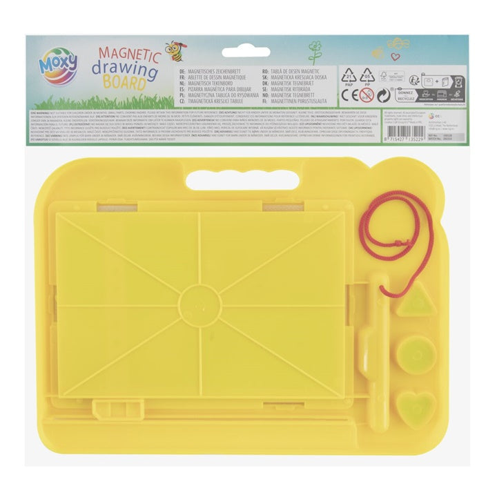 Dječija magnetička tabla 20x27,5 cm sa klizačem za brisanje, idealna za učenje crtanja i pisanja.