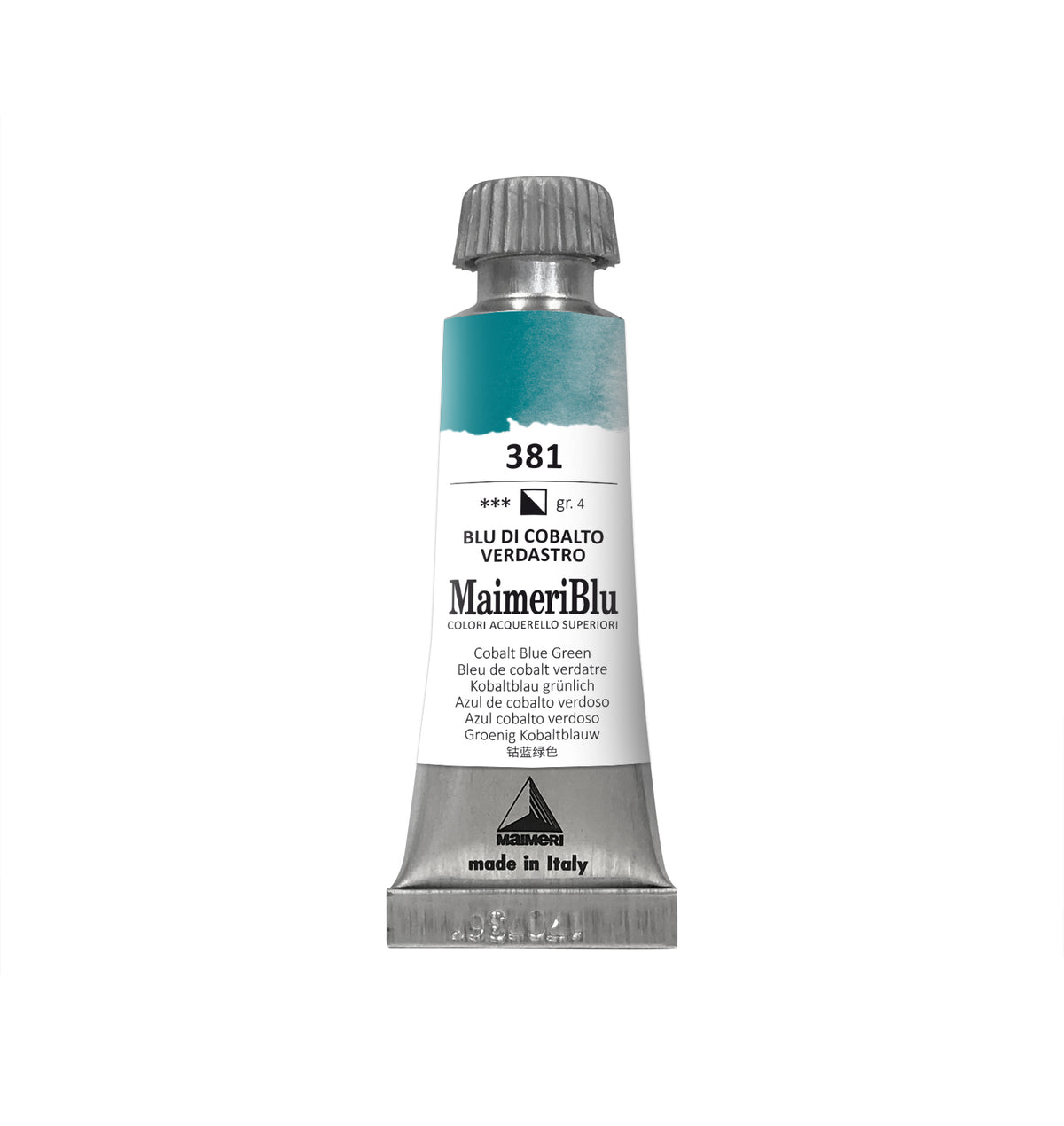 Profesionalna akvarel boja MAIMERI Maimeri Blu 12 ml – Kobalt plava zelenkasta