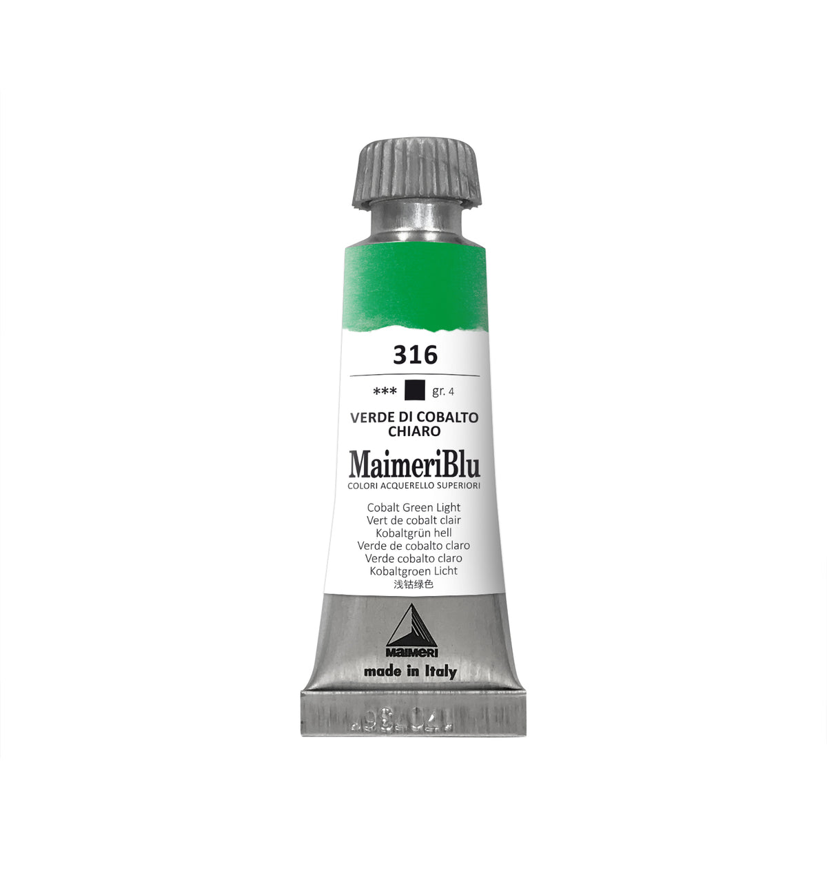 Profesionalna akvarel boja MAIMERI Maimeri Blu 12 ml – Kobalt zelena svijetla