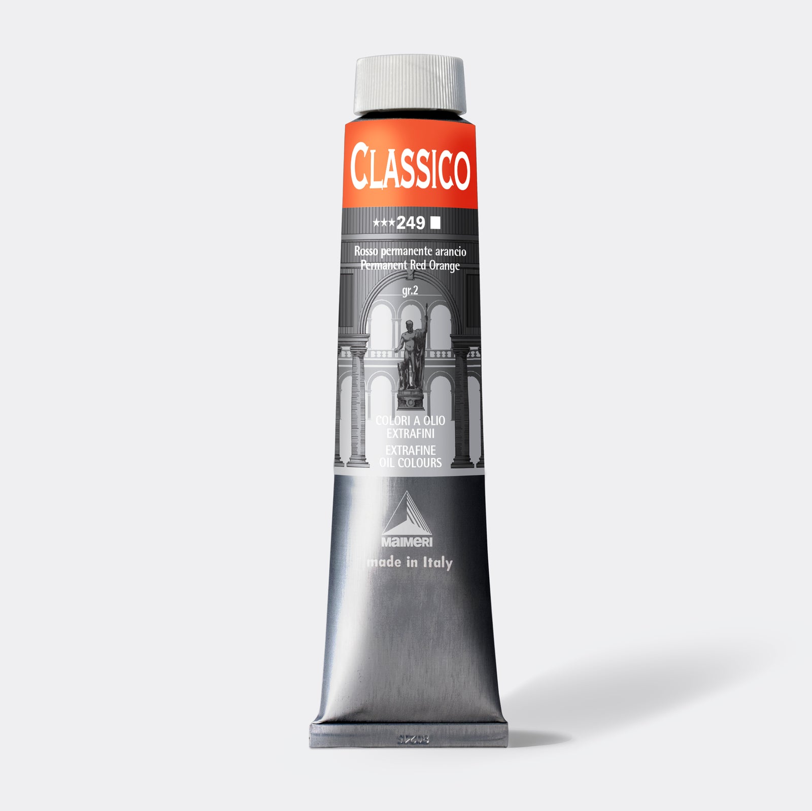Fina uljana boja Maimeri Classico 200 ml – Permanent crveno-narandžasta