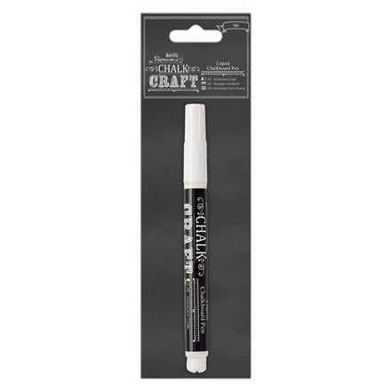 Marker s tekućom kredom Chalk Kraft - bijela boja