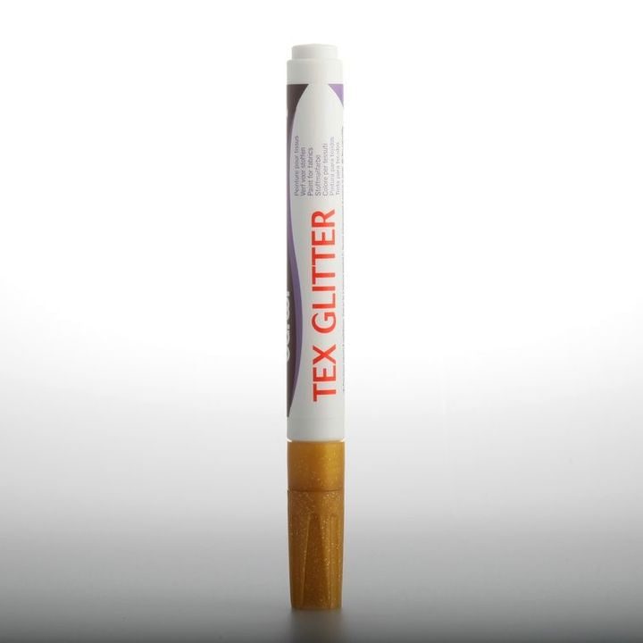 Markeri za tekstil DARWI TEX glitter 6ml - izaberite boju – tamno zelena