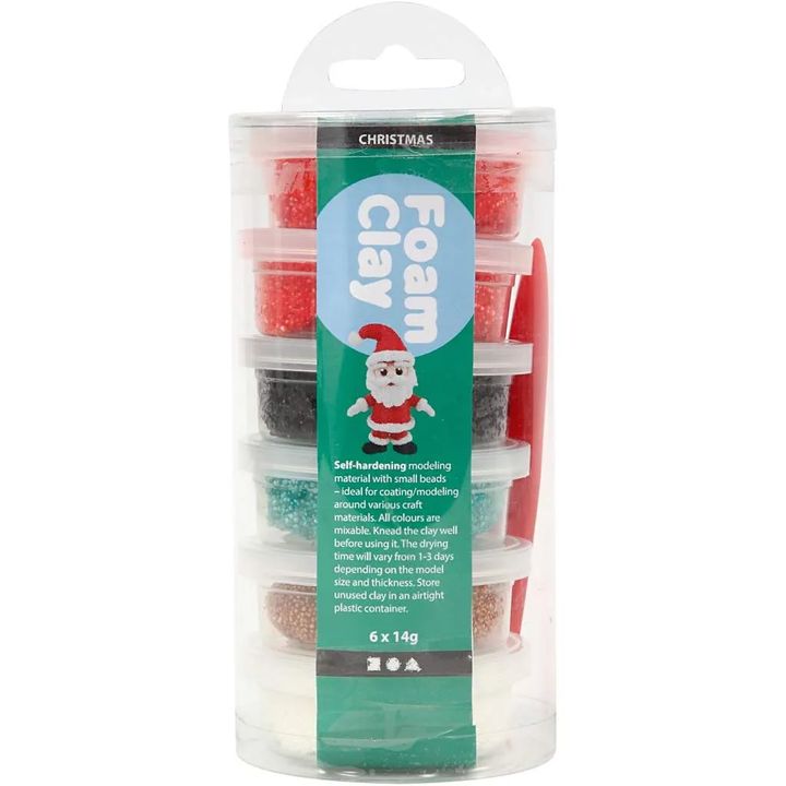 Masa za modeliranje Foam Clay Nova godina 6 x 14 g — slika 1