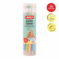 Mehaničke bojice APLI Color Click, 12 kom sa zamjenskim minama i rezačem