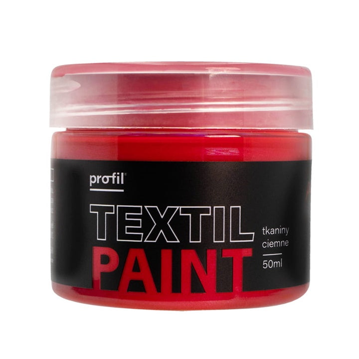 Metalik boja za tamni tekstil Profil 50 ml - izaberi nijansu – 09 - rubin