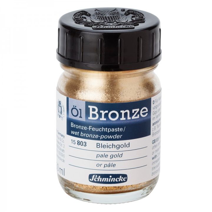 Metalik puder Oil-Bronze Schmincke 50 ml – 15 803 svijetlo zlatna