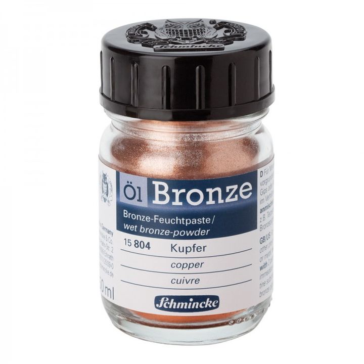 Metalik puder Oil-Bronze Schmincke 50 ml – 15 804 bakrena