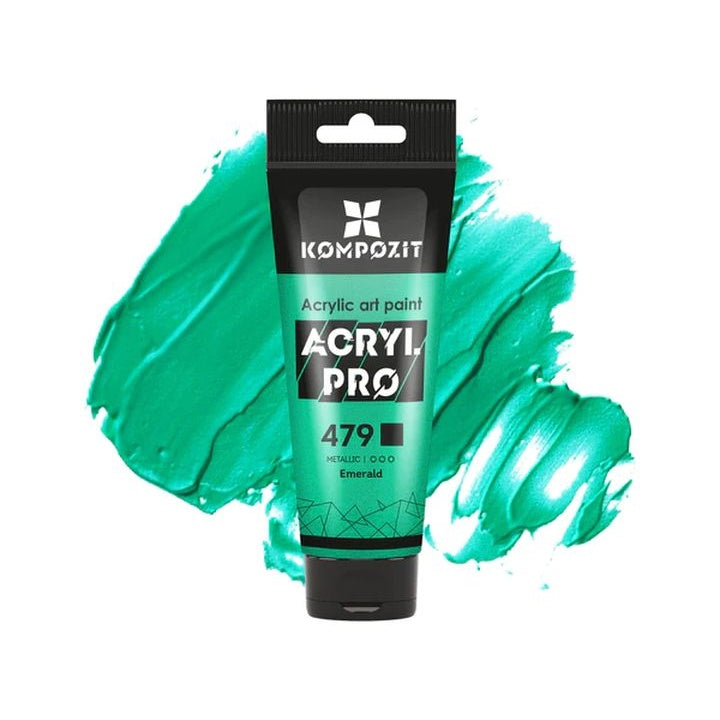 Metalik akrilna boja ACRYL PRO ART Kompozit 75 ml, tirkizna nijansa