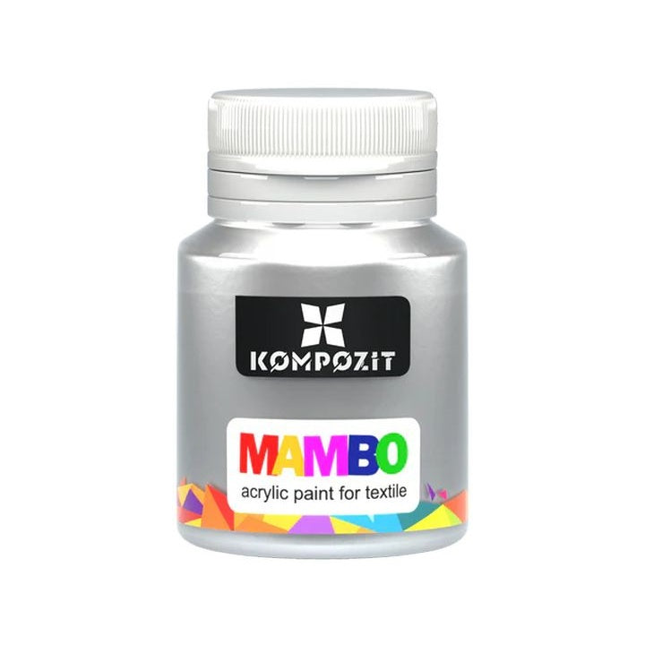 MAMBO metalik boja za tekstil i kožu, idealna za kreativne projekte