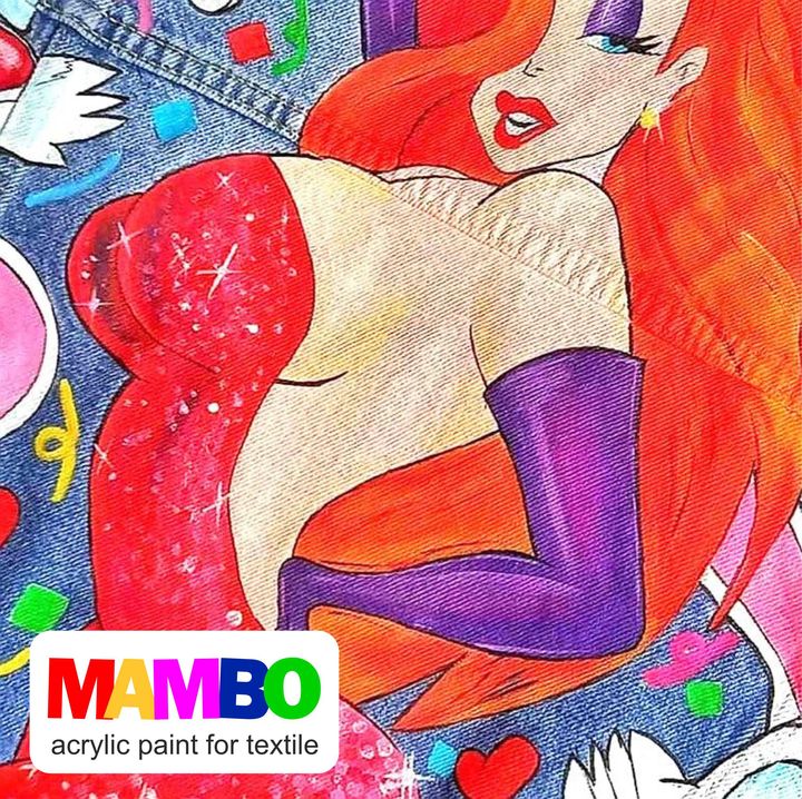 MAMBO metalik boja za tekstil i kožu u različitim nijansama
