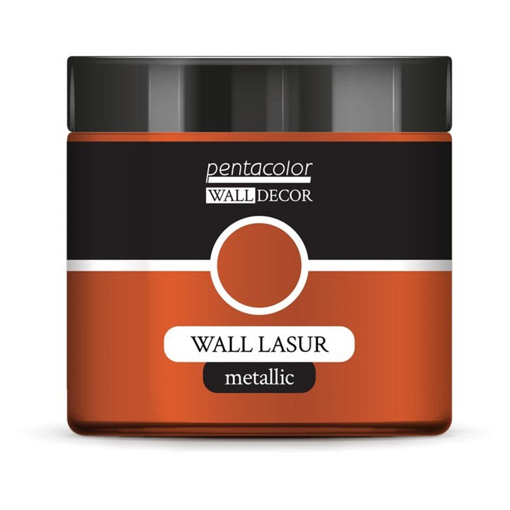 Nanošenje metalik lazure Wall Decor na zid četkom