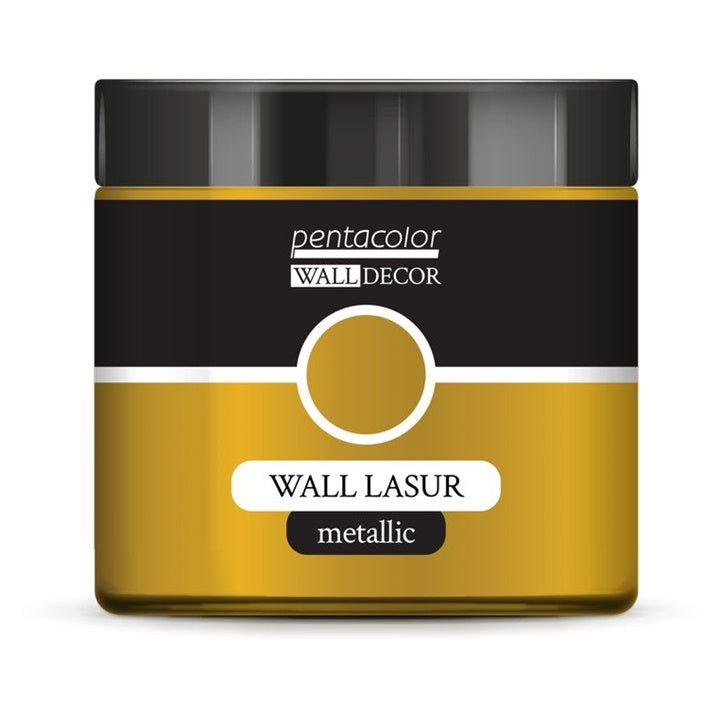 Zid premazan metalik lazurom Wall Decor u srebrnoj nijansi