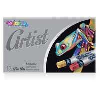Pakovanje od 12 metalik uljanih pastela Colorino Artist za umjetničko crtanje.
