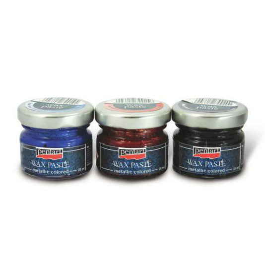 Metalik voštana pasta u boji 20 ml - izaberite boju — slika 1