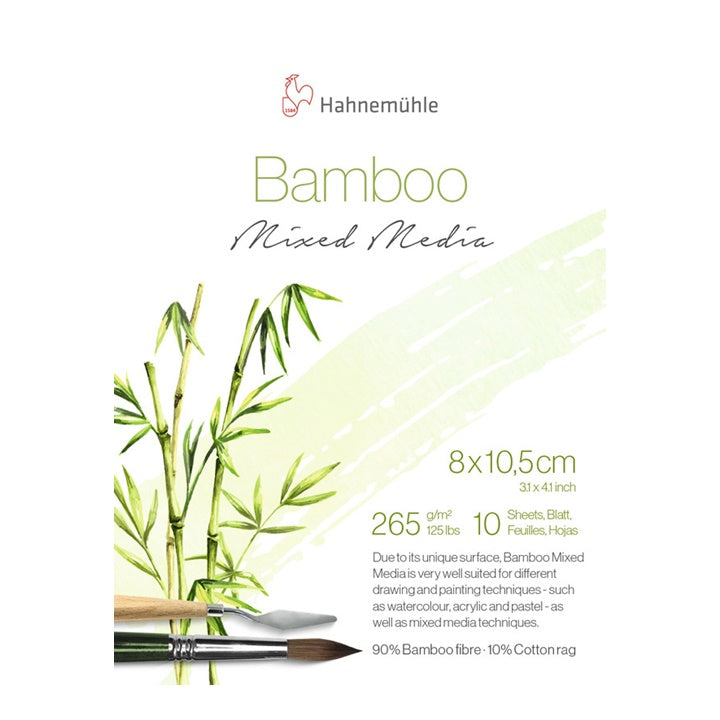 MINI BAMBOO blok HAHNEMÜHLE Miješane tehnike 10,5x8 cm — slika 1