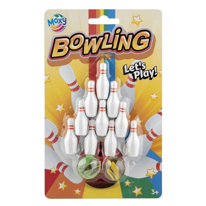 Mini igra Bowling u džepnom izdanju, set sa malim čunjevima i kuglom za kreativnu zabavu.