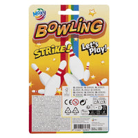 Pogled na Mini igra Bowling u džepnom izdanju, idealno za igru na stolu ili kreativni odmor.