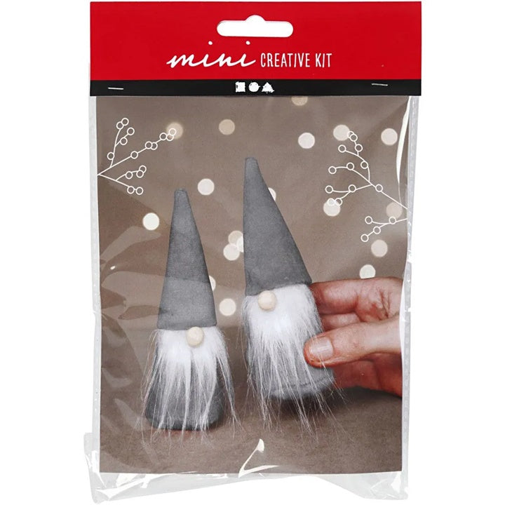 Mini kreativni set Božićni vilenjaci sivi u originalnom pakovanju