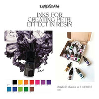 Mini set PETRI INKS KAMENSKAYA za smolu 13 x 5 ml — slika 3