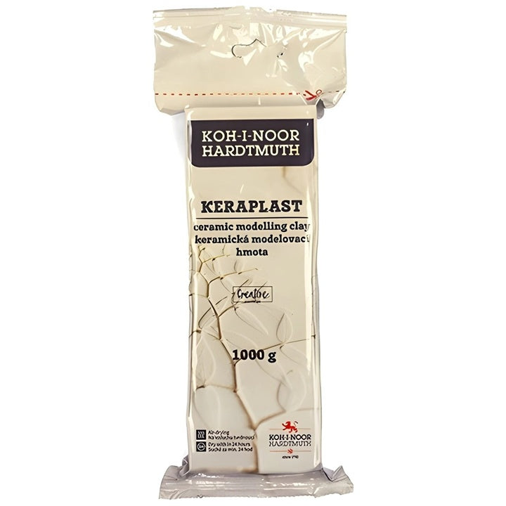 Modelarska masa KOH-I-NOOR Keraplast 1000 g – Bijela